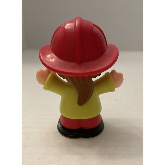 Fisher Price Little People Helping Others Firefighter Figure Girl & Boy Lot of 3 - Picture 7 of 8